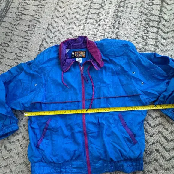 Vtg 1980s R.E. Sport Rivers Edge Jacket Colorblock Size Large - Picture 10 of 10